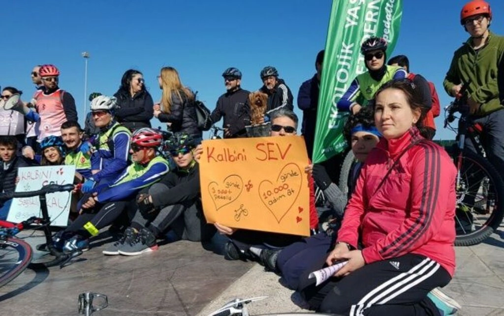 Ekolojik Yaşam Bisiklet Derneği'nden bisiklet turu