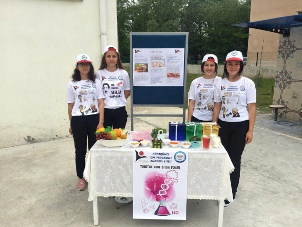 Ağcagüney Anadolu Lisesi'nde TÜBİTAK 4006 Bilim Fuarı