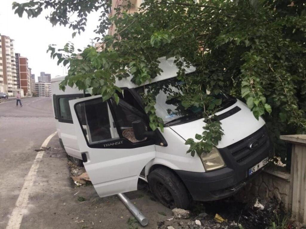 Atakum Yeni Mahallede Yine Kaza