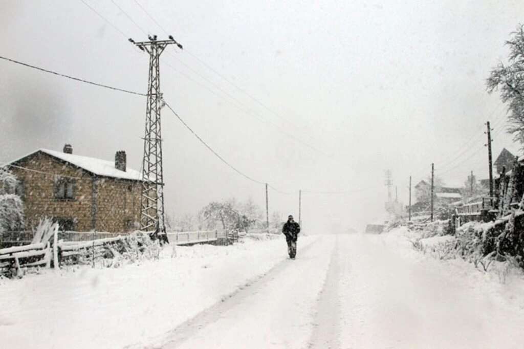 Karadeniz'den kar manzaraları , Zigana yine geçit veriyor...