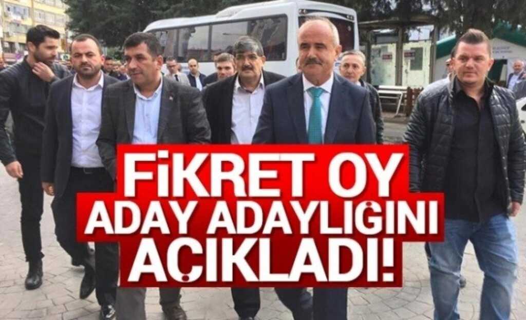 Fikret Oy Terme Belediyesi için aday adayı oldu