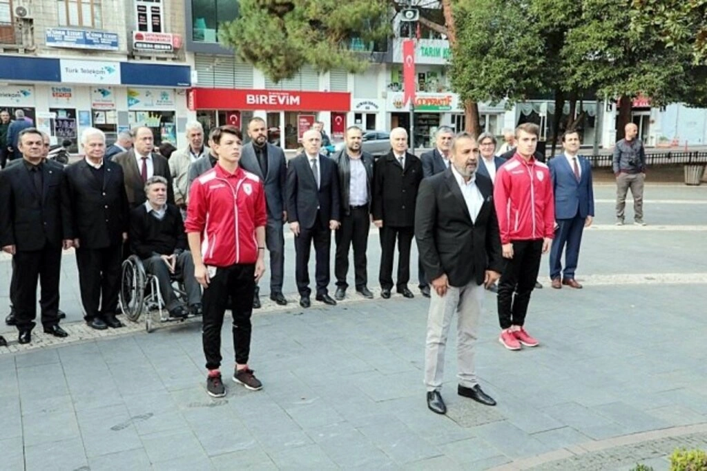 Samsunspor Atatürk’ü andı
