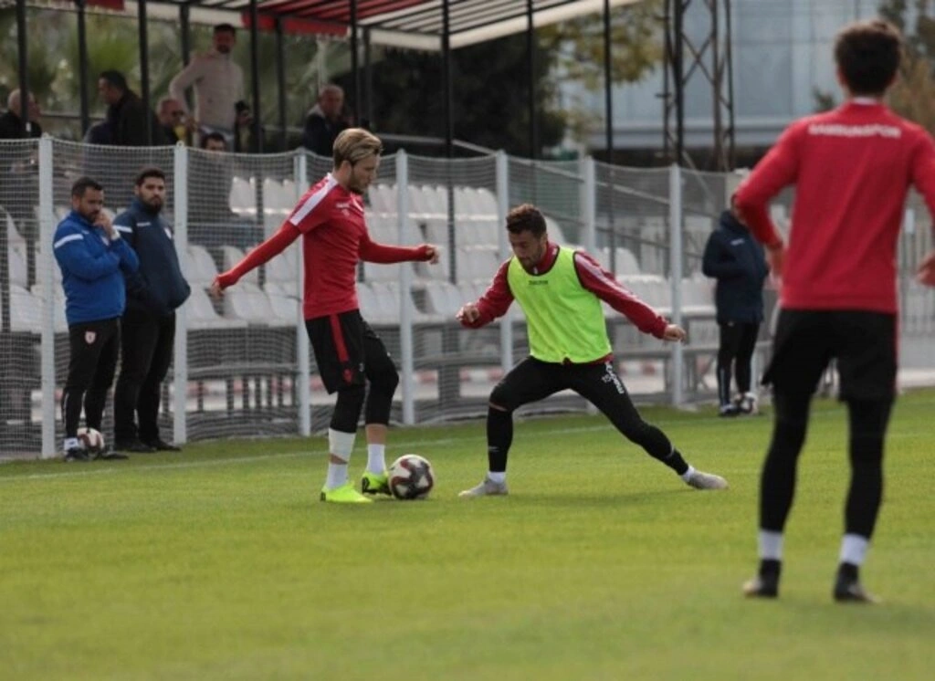 Yılport Samsunspor taktik çalıştı