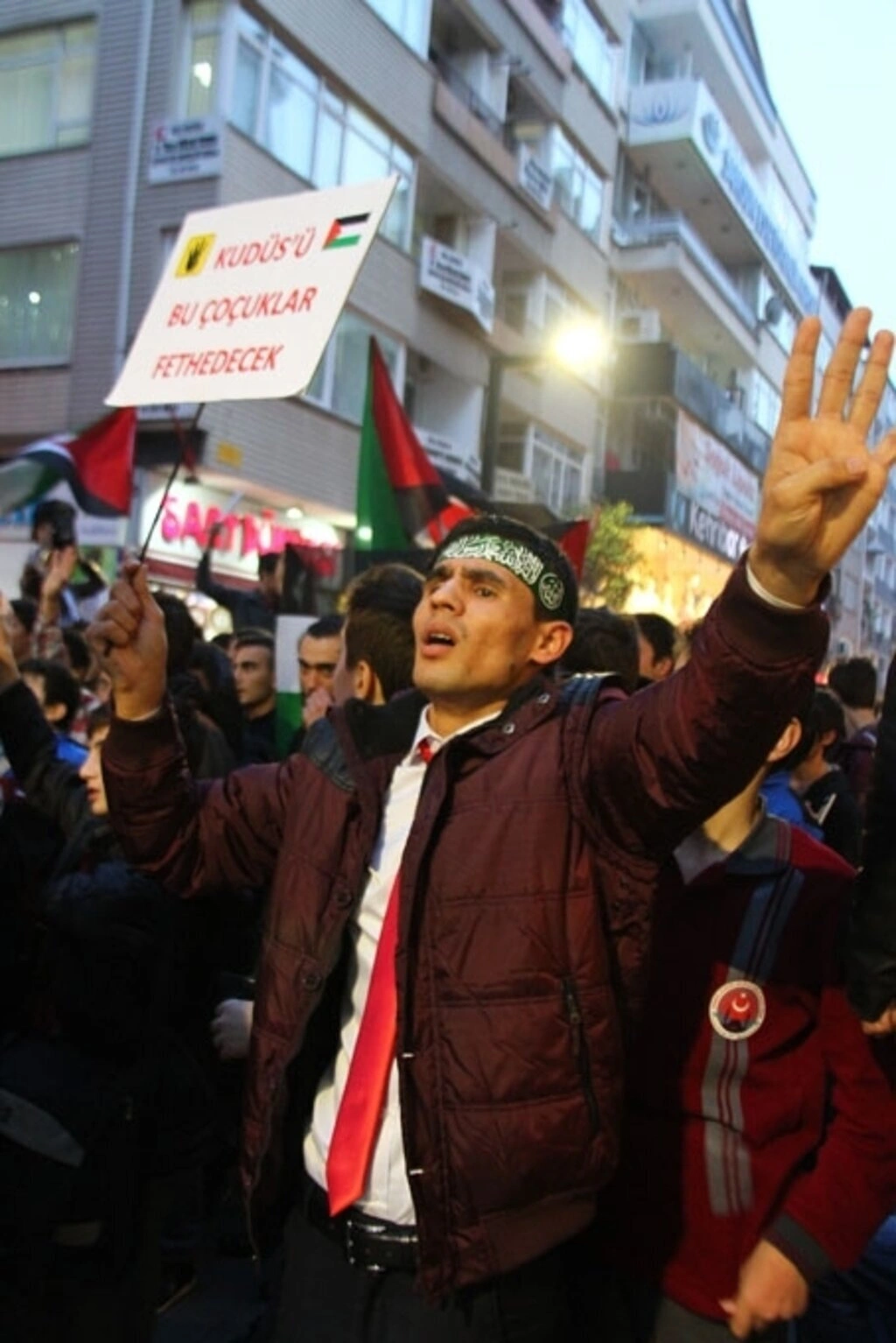 Samsun İmam Hatip Lisesi öğrencileri'nden Mescid-i Aksa yürüyüşü