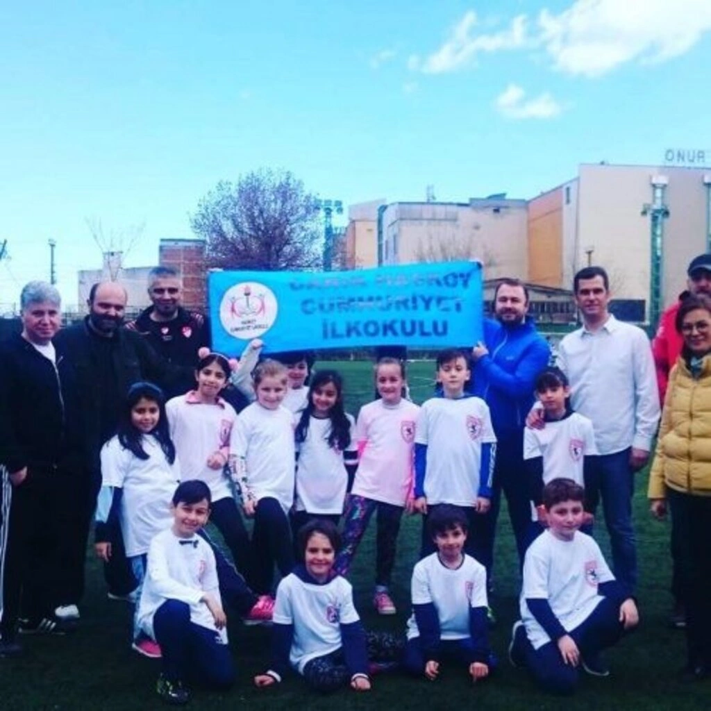 Canik Hasköy Cumhuriyet İlkokulu'ndan Babamla maçım var projesi