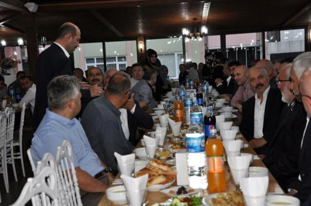 Terme belediye personeli iftarda buluştu