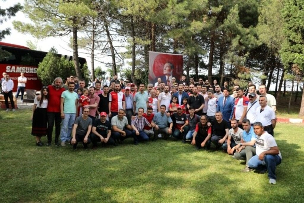 Samsunspor'da bayramlaşma
