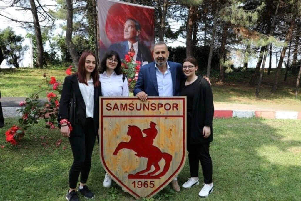 Samsunspor'da bayramlaşma
