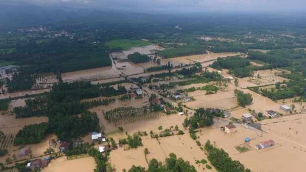 Samsun'da sel ve heyelan