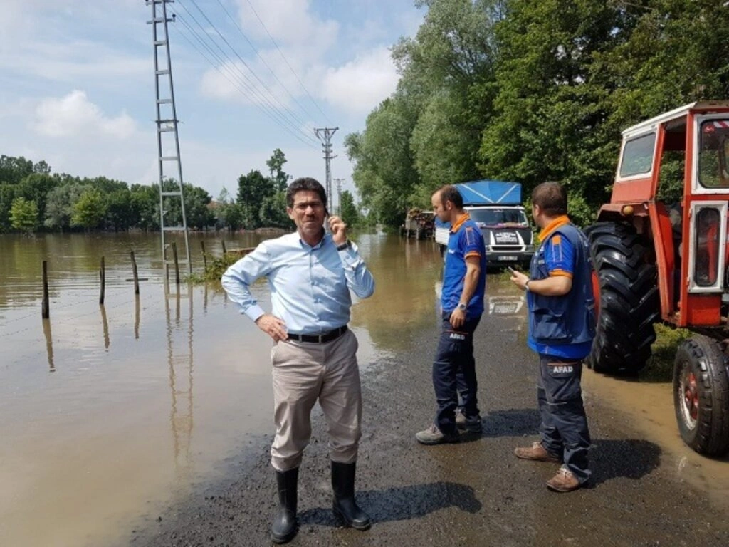Samsun'da sel ve heyelan