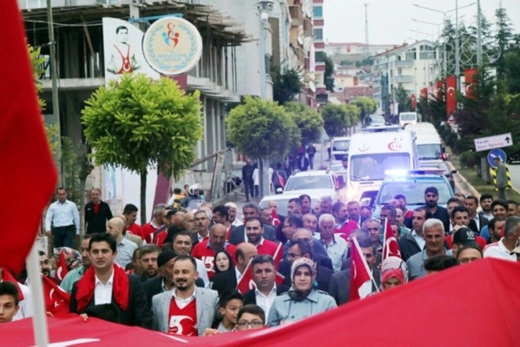 Kavak İlçesi'nde 15 Temmuz programı