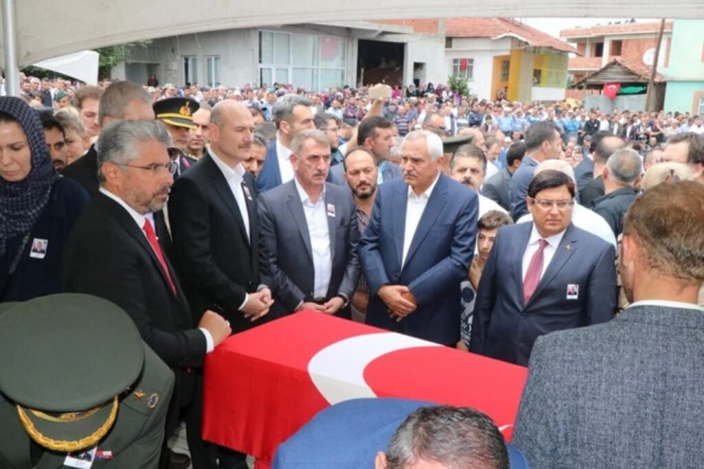 Şehit Jandarma Binbaşı Zafer Akkuş Son Yolculuğuna Uğurlandı