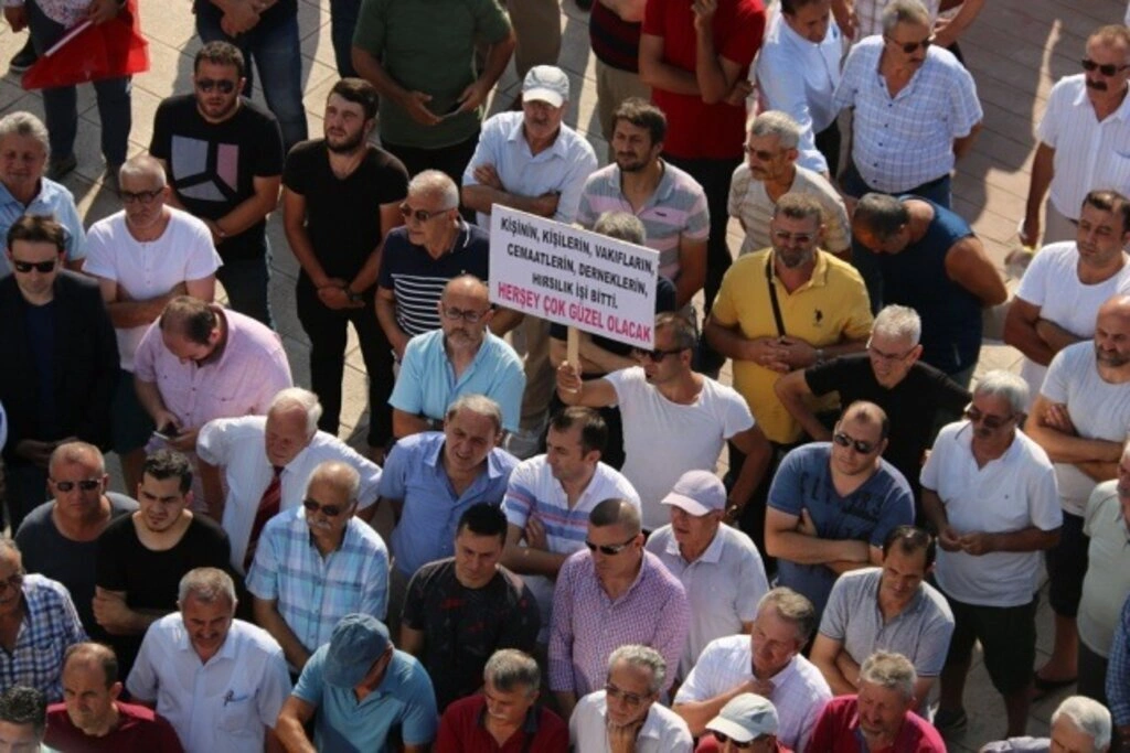 Atakum Belediye Başkanı Cemil Deveci'ye destek eylemi
