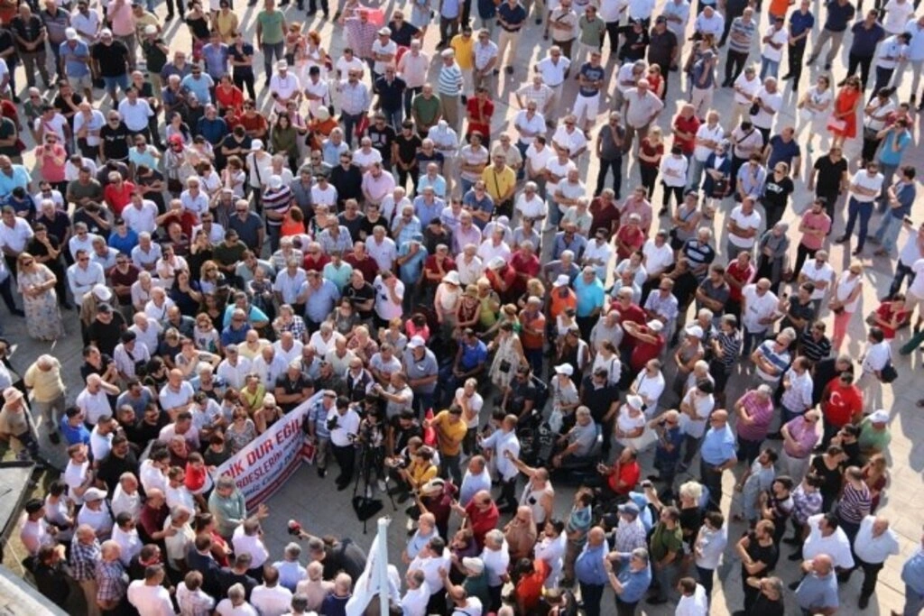 Atakum Belediye Başkanı Cemil Deveci'ye destek eylemi