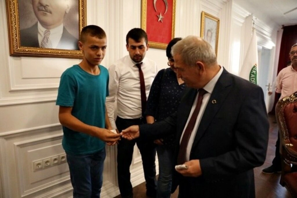 İlkadım Belediyesi'nde bayramlaşma merasimi