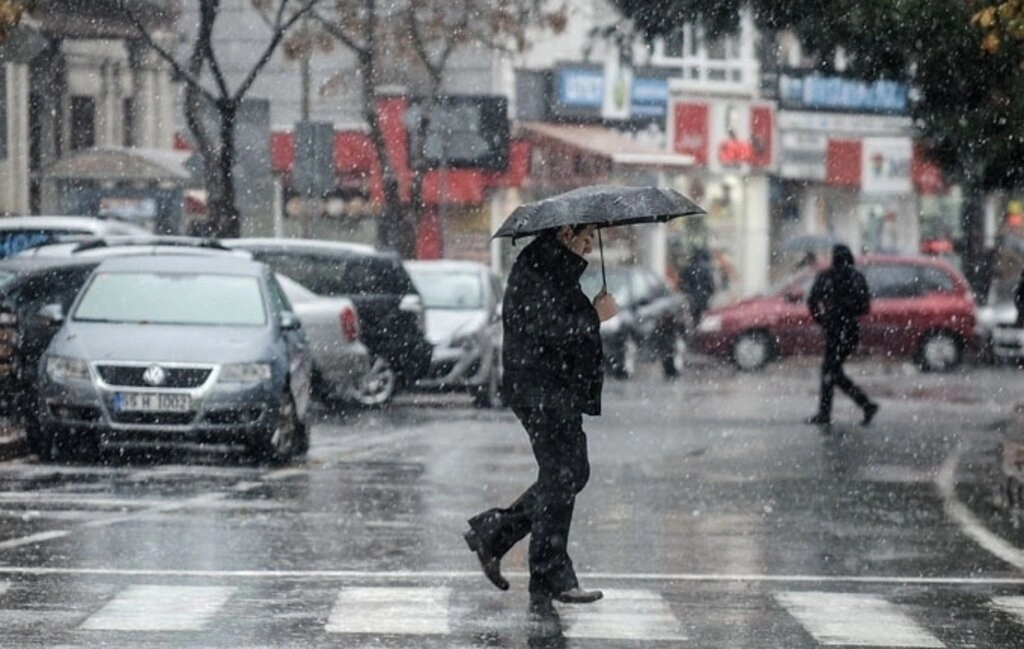 Samsun'dan kar manzaraları