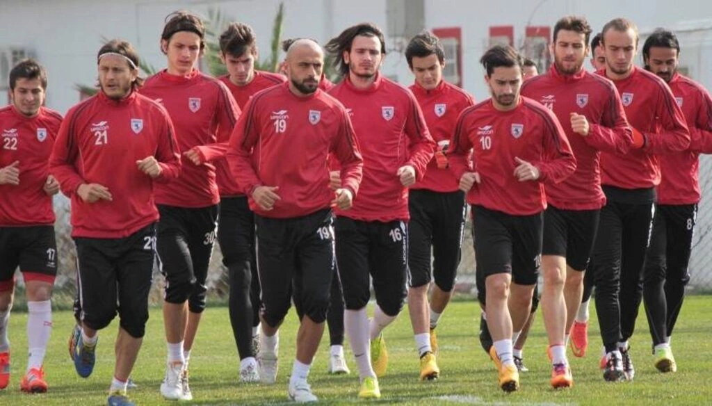 Samsunspor'da galibiyet sevinci
