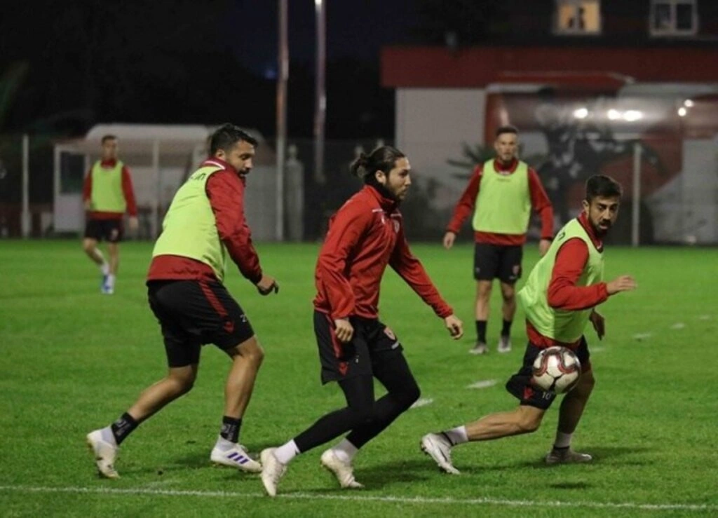 Samsunspor Çorum Belediye maçının hazırlıklarını sürdürüyor