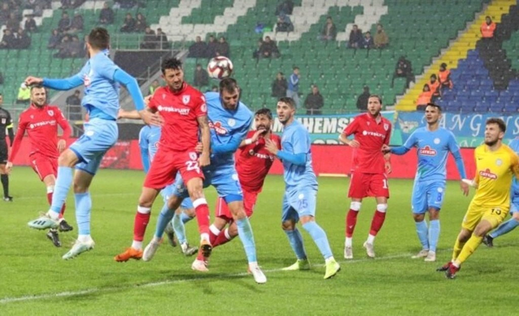 Yılport Samsunspor Çaykur Rizespor maç fotoğrafları