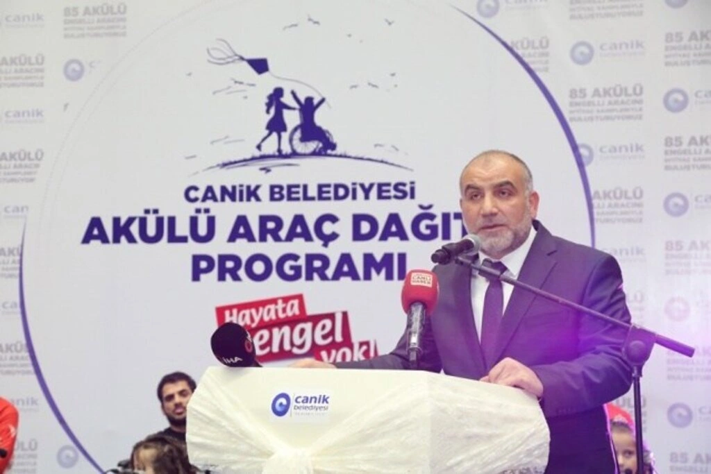 Canik’te 85 Akülü Engelli Aracı sahipleriyle buluştu