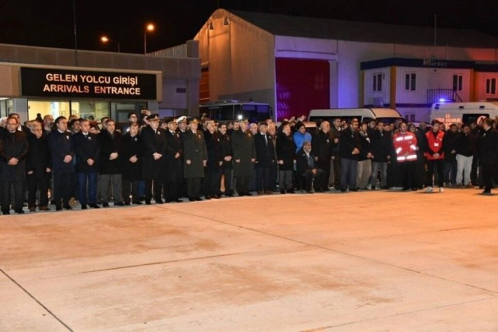 Şehit Kemal Sayar'ın naaşı Samsun'da