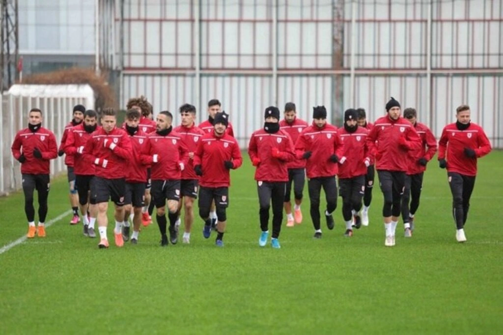 Samsunspor Gümüşhanespor maçının hazırlıklarını sürdürüyor