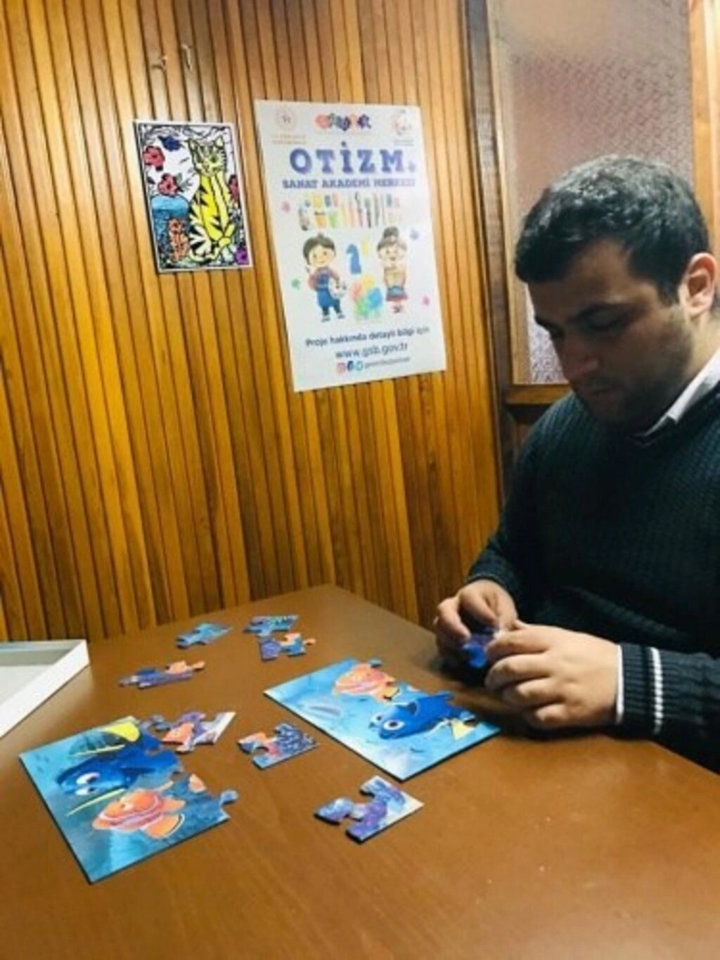 Samsun'da Otizmli Çocuklar müzik eğitimi alarak şarkı söylüyorlar