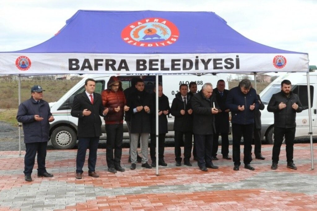 Bafra Yakıntaş Mezarlığı Mescidi dualarla açıldı