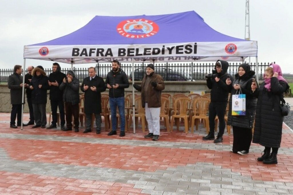 Bafra Yakıntaş Mezarlığı Mescidi dualarla açıldı