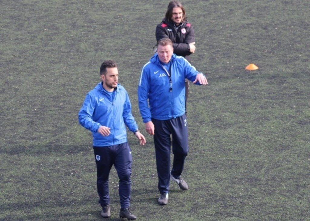 Genk Antrenörleri U19 Antrenmanında