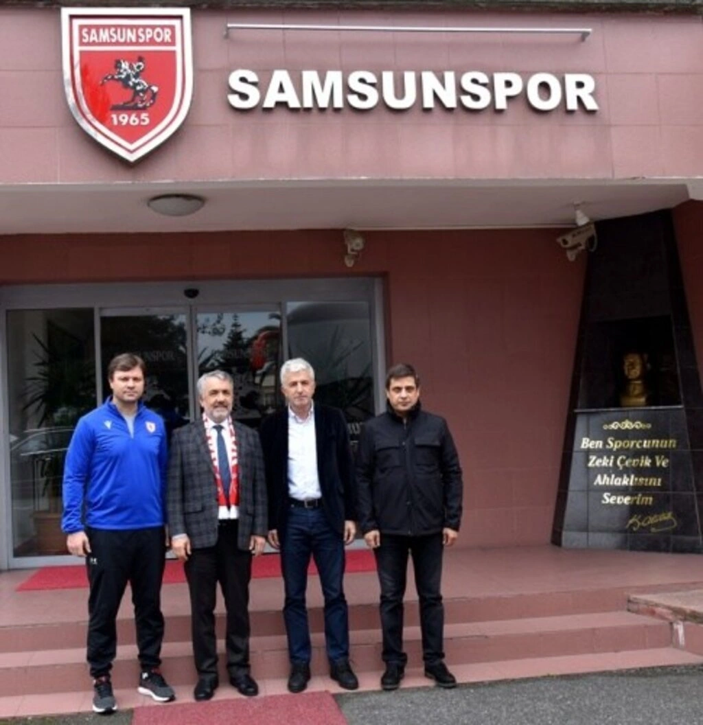 Rektör Bilgiç Samsunspor'u Ziyaret Etti