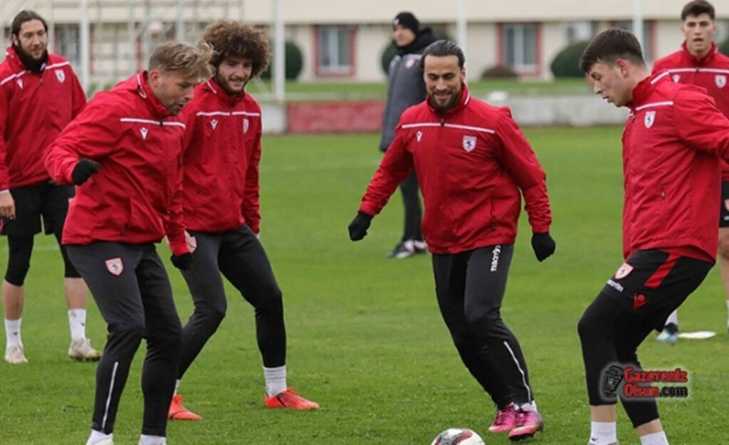 Samsunspor'da Neşeli Antrenman