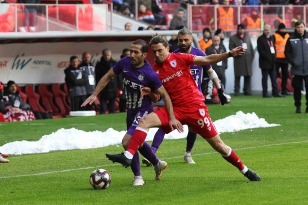 Samsunspor Afyonspor maçı fotoğrafları