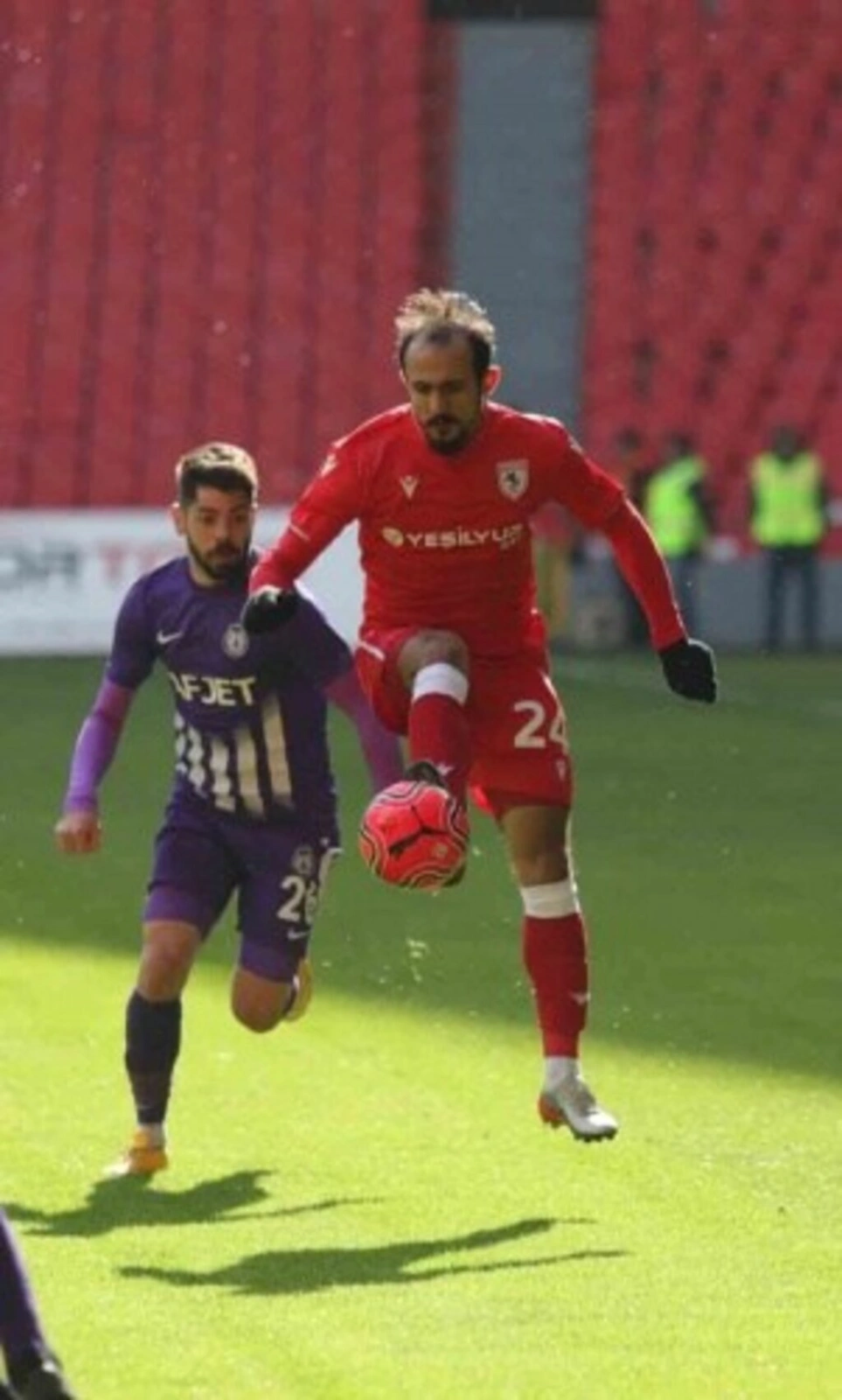 Samsunspor Afyonspor maçı fotoğrafları