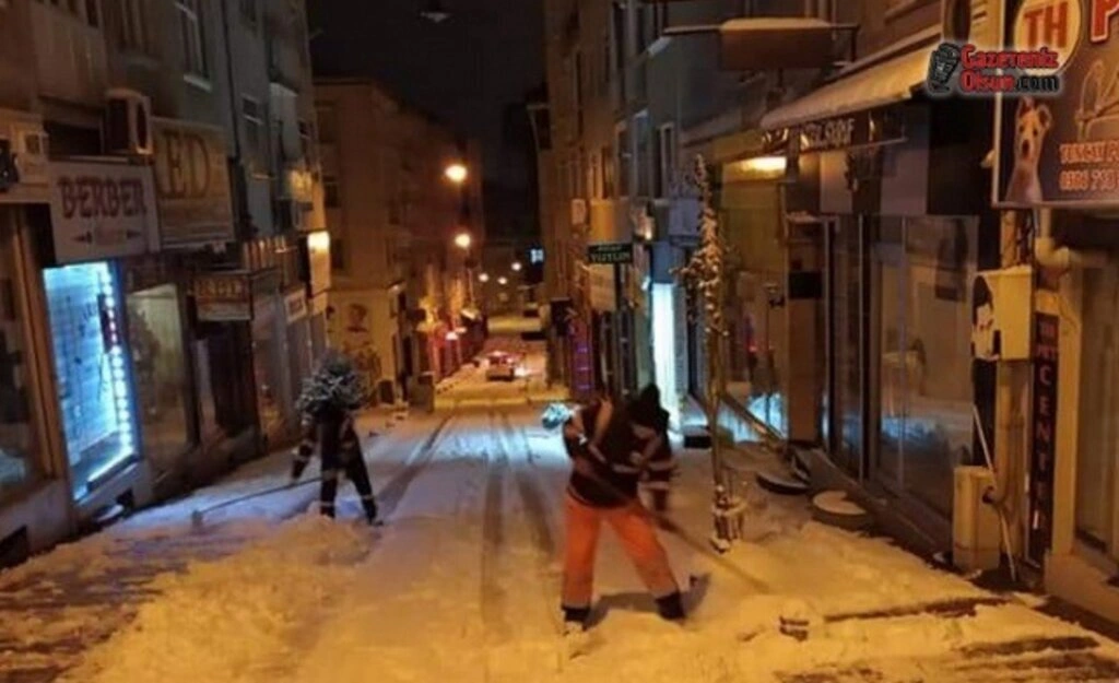 İlkadım Kar Teyakkuzunda