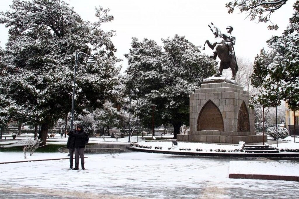 Samsundan kar manzaraları