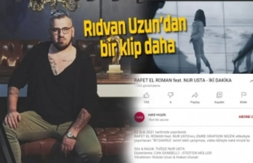 Rafet El Roman ve Nur Usta iki dakika, Rıdvan Uzun’dan bir klip daha