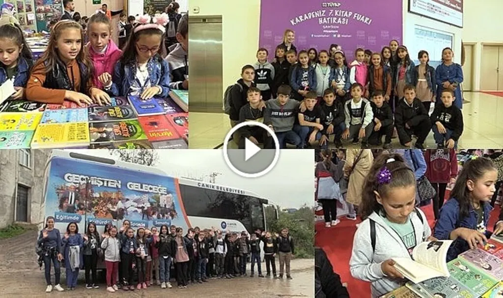 Canik'te Binlerce Öğrenci Kitaplarla Buluştu